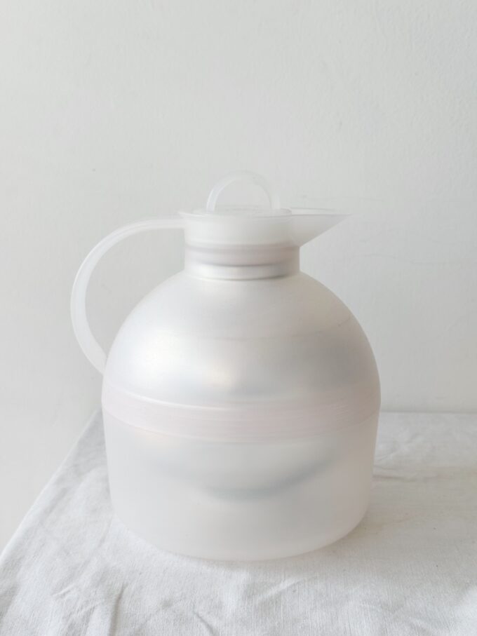 Vintage 80s modernist Vacuum Thermos Carafe Jug from ALFI Germany