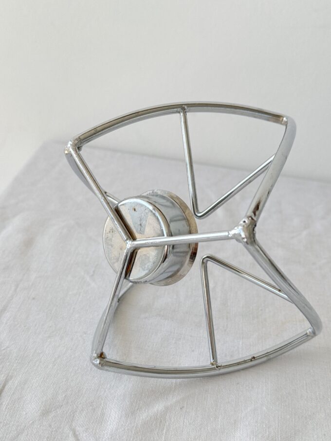 Stainless steel metal candle holder / heater
